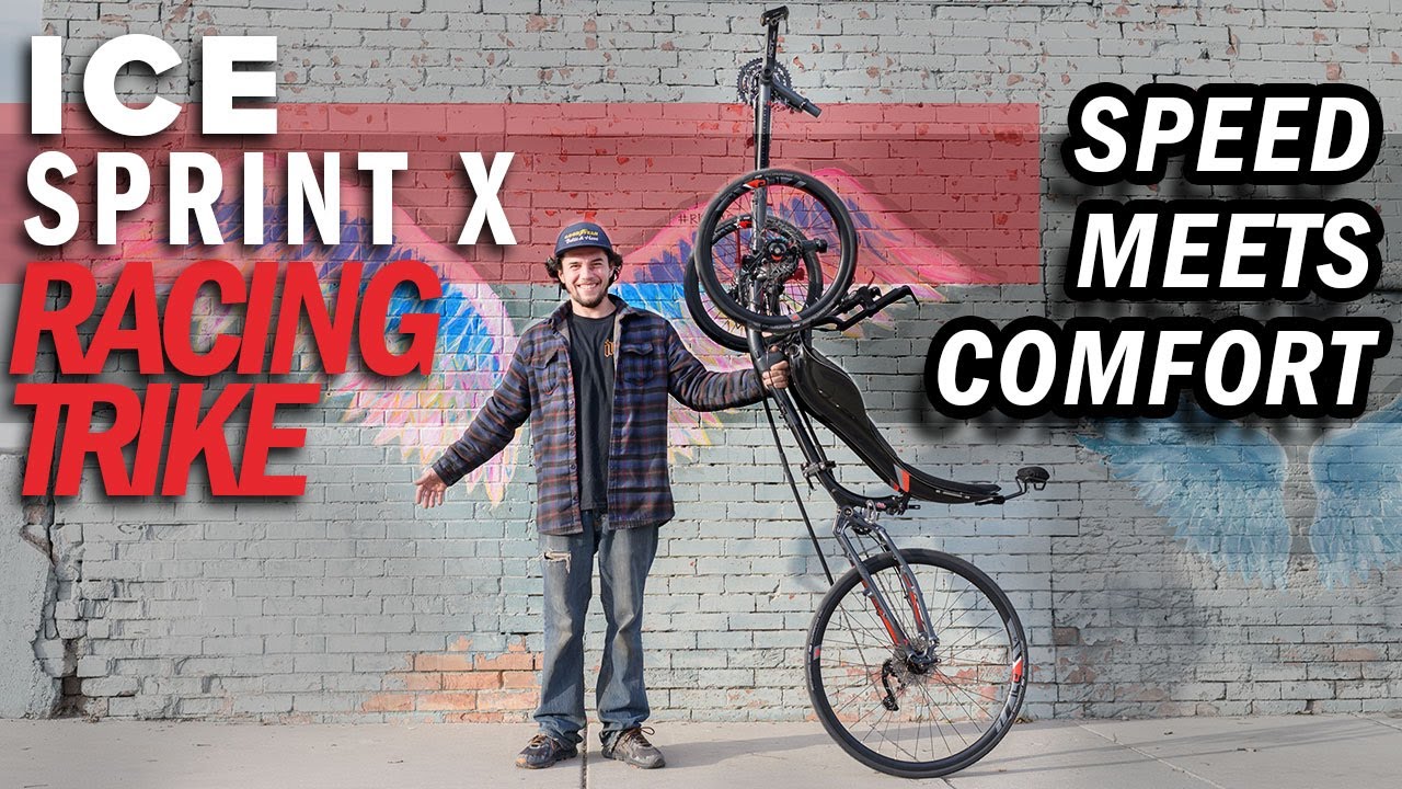 ICE SPRINT X RACING TRIKE W/SUSPENSION! - The Fastest Folding Racing Trike Available - Utah Trikes