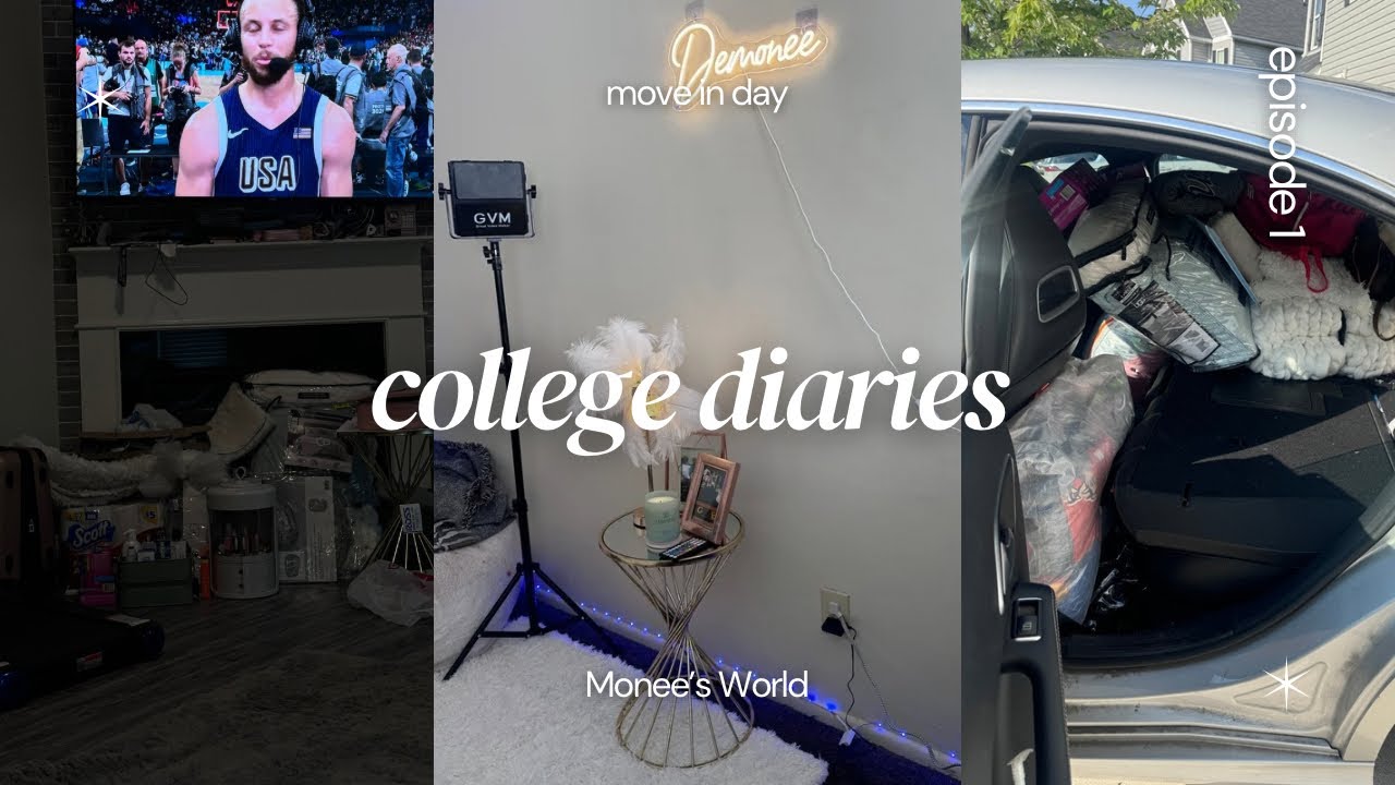 College Diaries 001: HBCU COLLEGE MOVE-IN | unpacking, making new friends, etc.