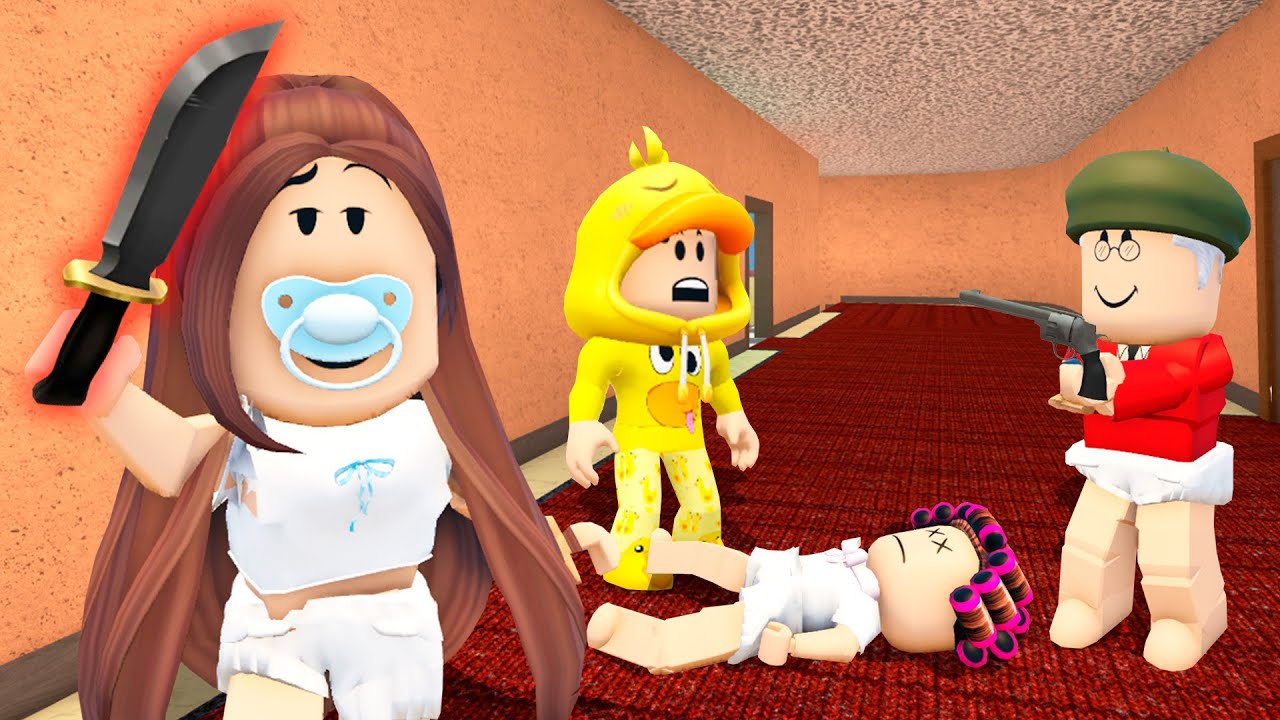 MURDER MYSTERY pero SOMOS BEBÉS en Roblox! 👶🏻😂