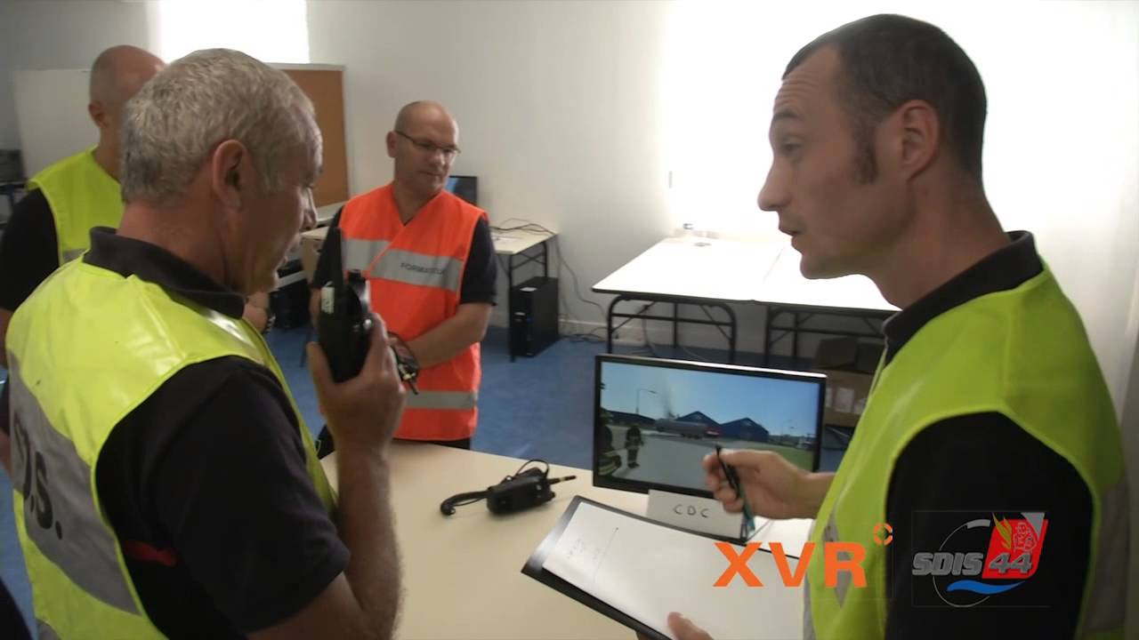 La simulation virtuelle XVR au SDIS 44