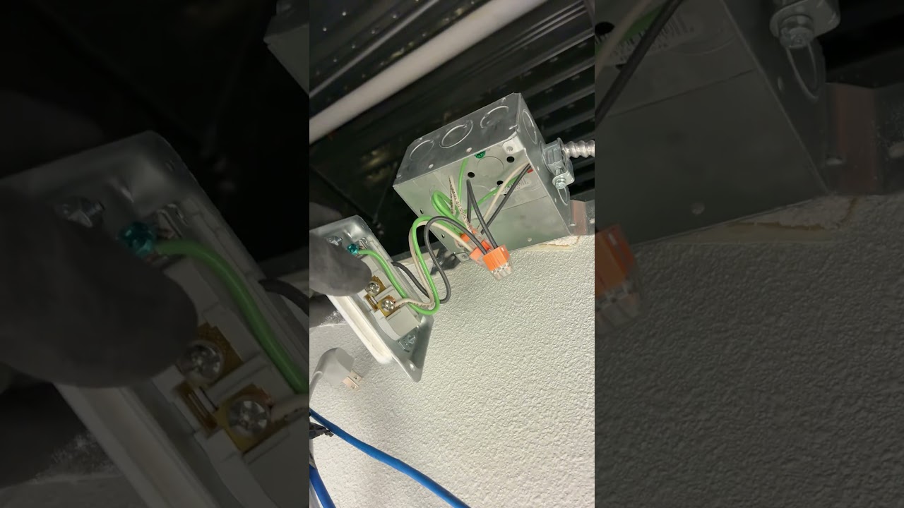 Installing a Dedicated 120V Power Line for a TV | Nursing College Electrical Upgrade #electrician