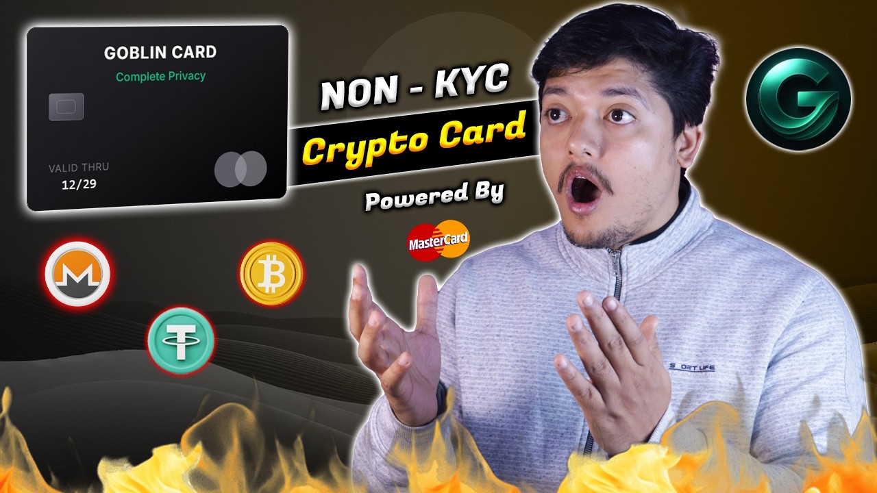 Non KYC Crypto Card 🔥 - Goblin Privacy Crypto Card In 2026 😳 - Online Shoping With Crypto 🫡