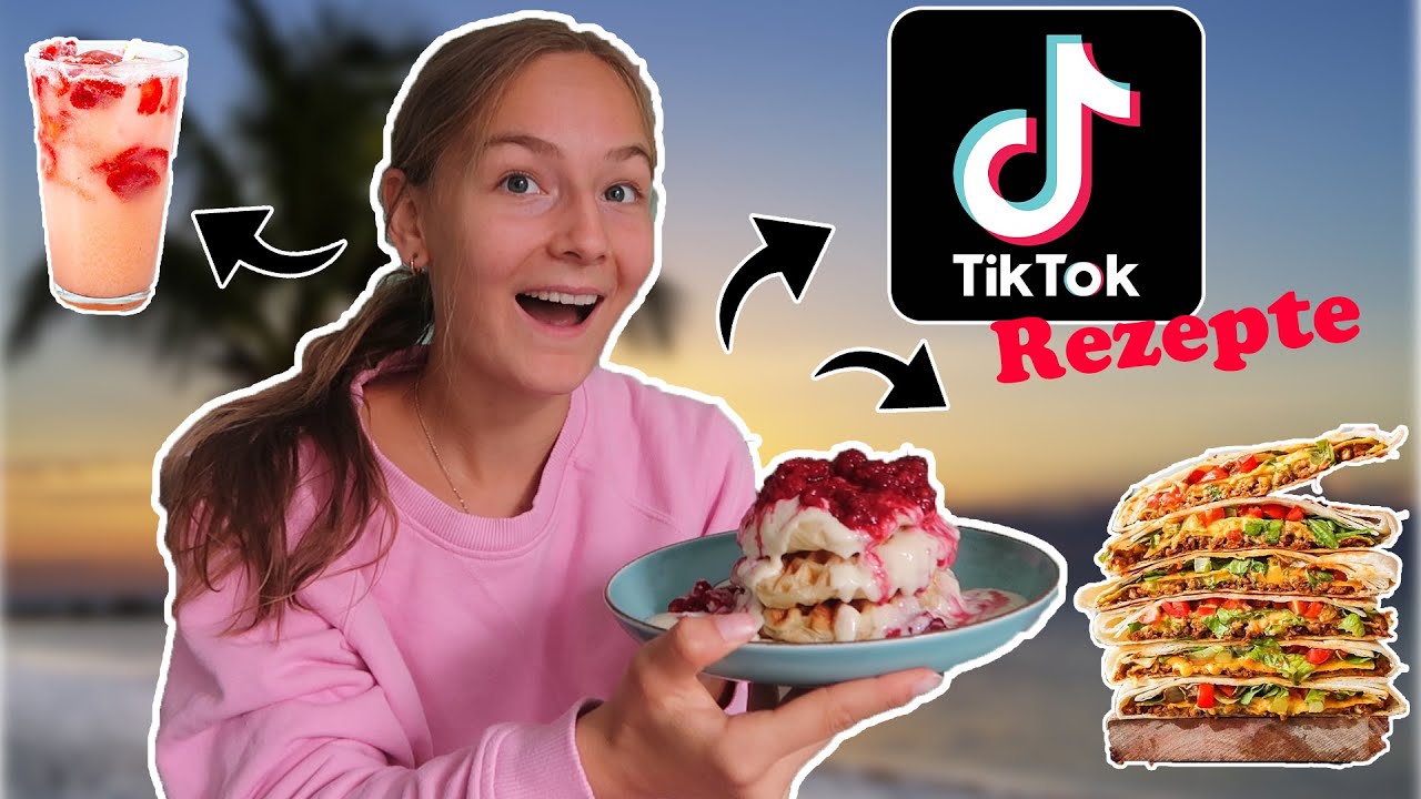 1 TAG DIE GEHYPTESTEN TIK TOK REZEPTE ESSEN🤩🍝🥐