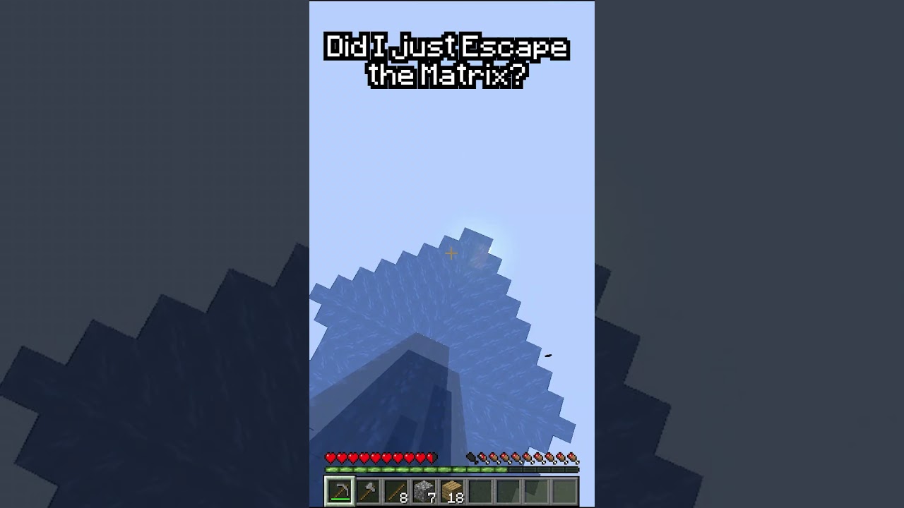 Did Bro just Escape the Matrix in Minecraft? 🤔