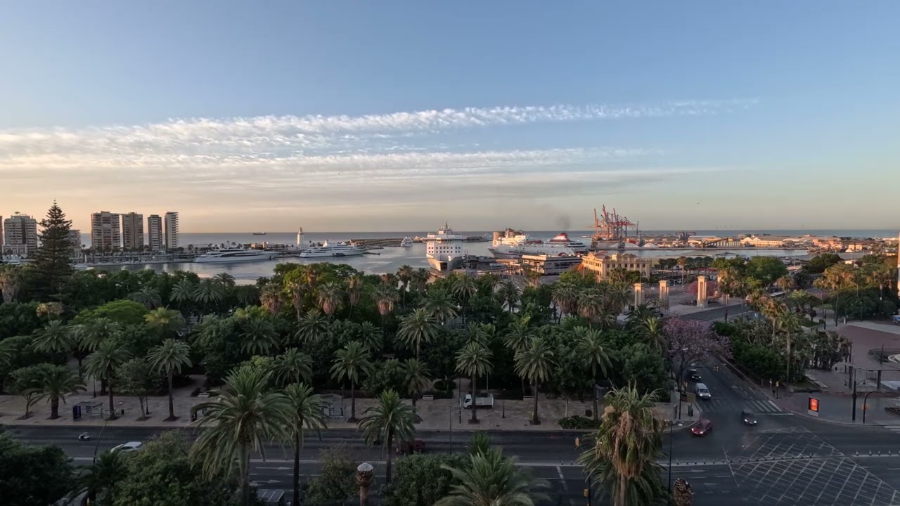 Malaga 24 hour Timelapse
