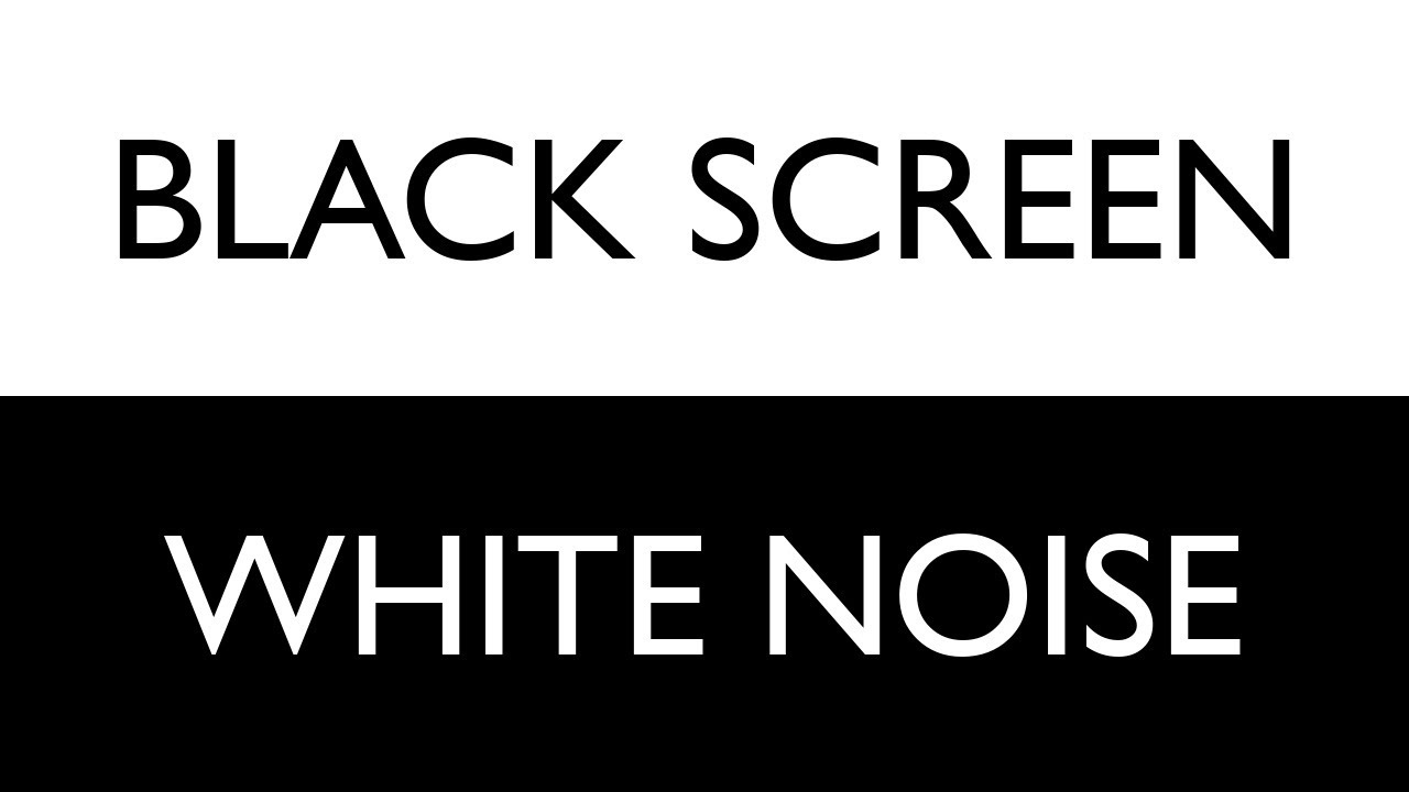 Smooth White Noise  Black Screen  for Studying, Sleeping and Relaxation  10 H