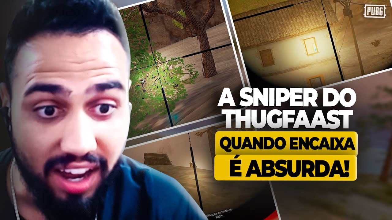 A SNIPER DO THUGFAAST QUANDO ENCAIXA É ABSURDA - PUBG