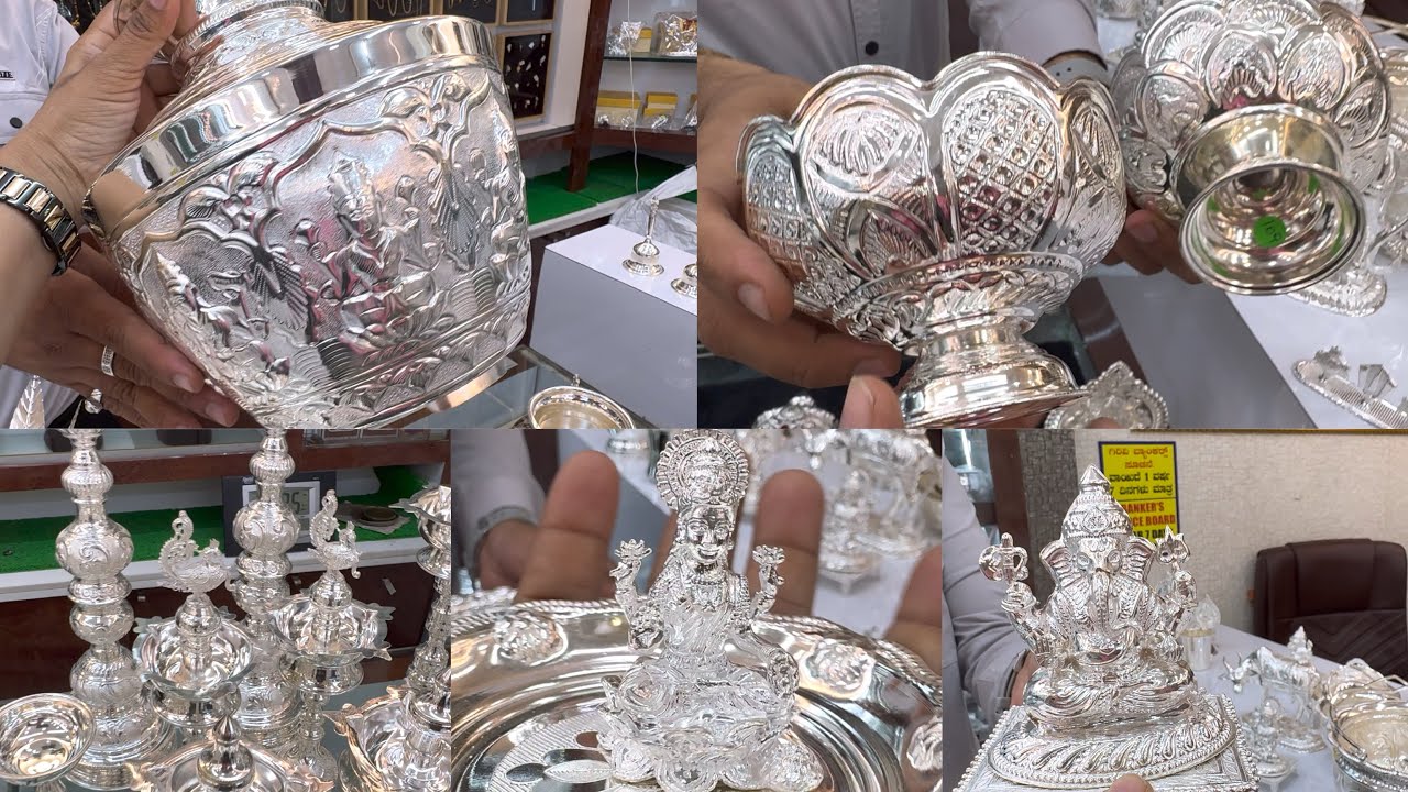 Bangalore Pure Hallmark Silver Pooja Item & Return Gift Special Collection|Online Single Courier Avl