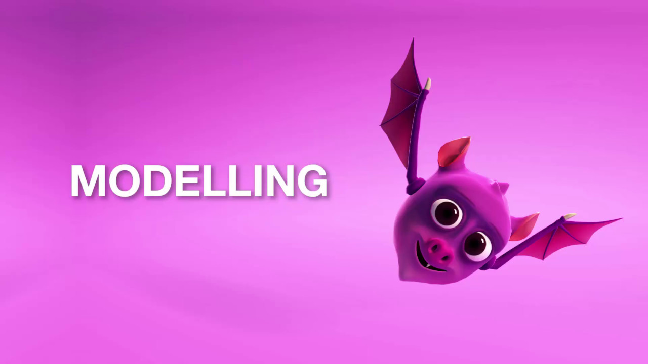 Basic 3D Bat Character Part 2 - Modelling