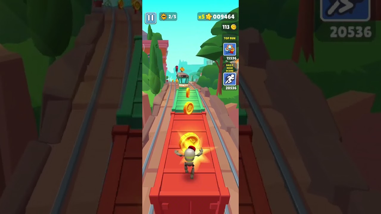 Играю в Subway surfers ( 4 часть)