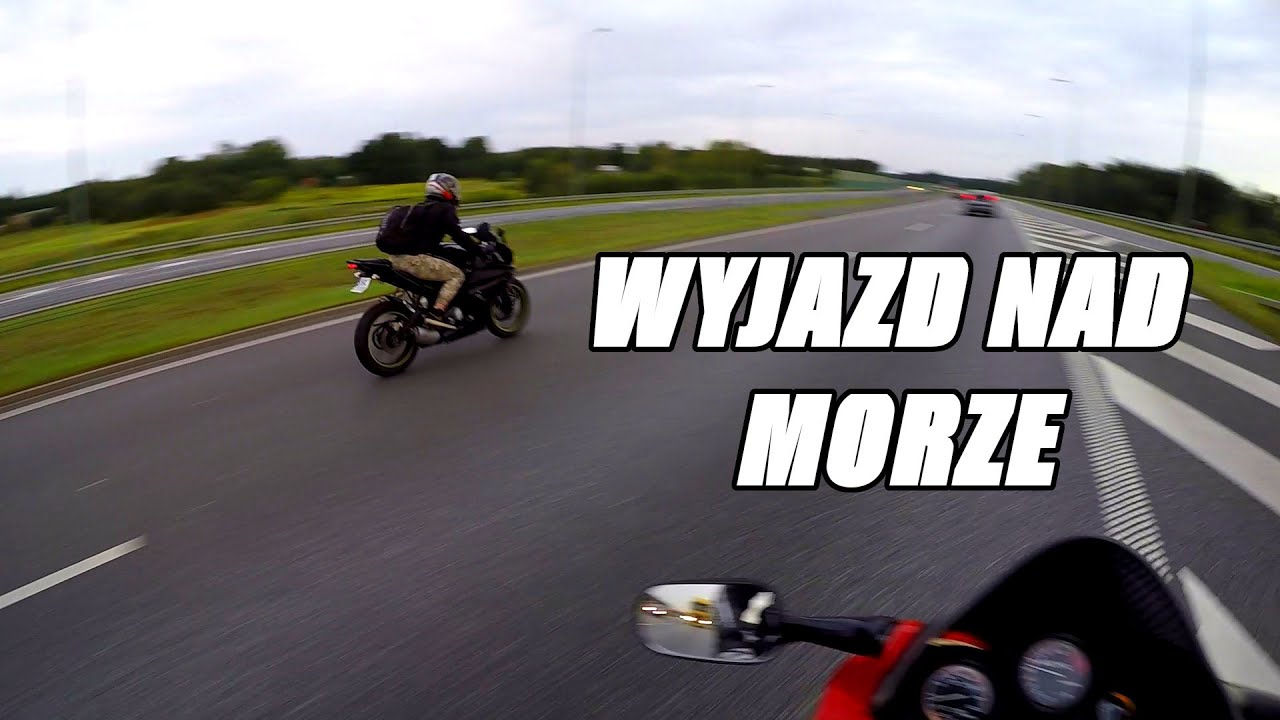 Motocyklem nad morze | Motorcycles trip on the Baltic Sea - Honda NSR 125, Yamaha R125 | GOPRO