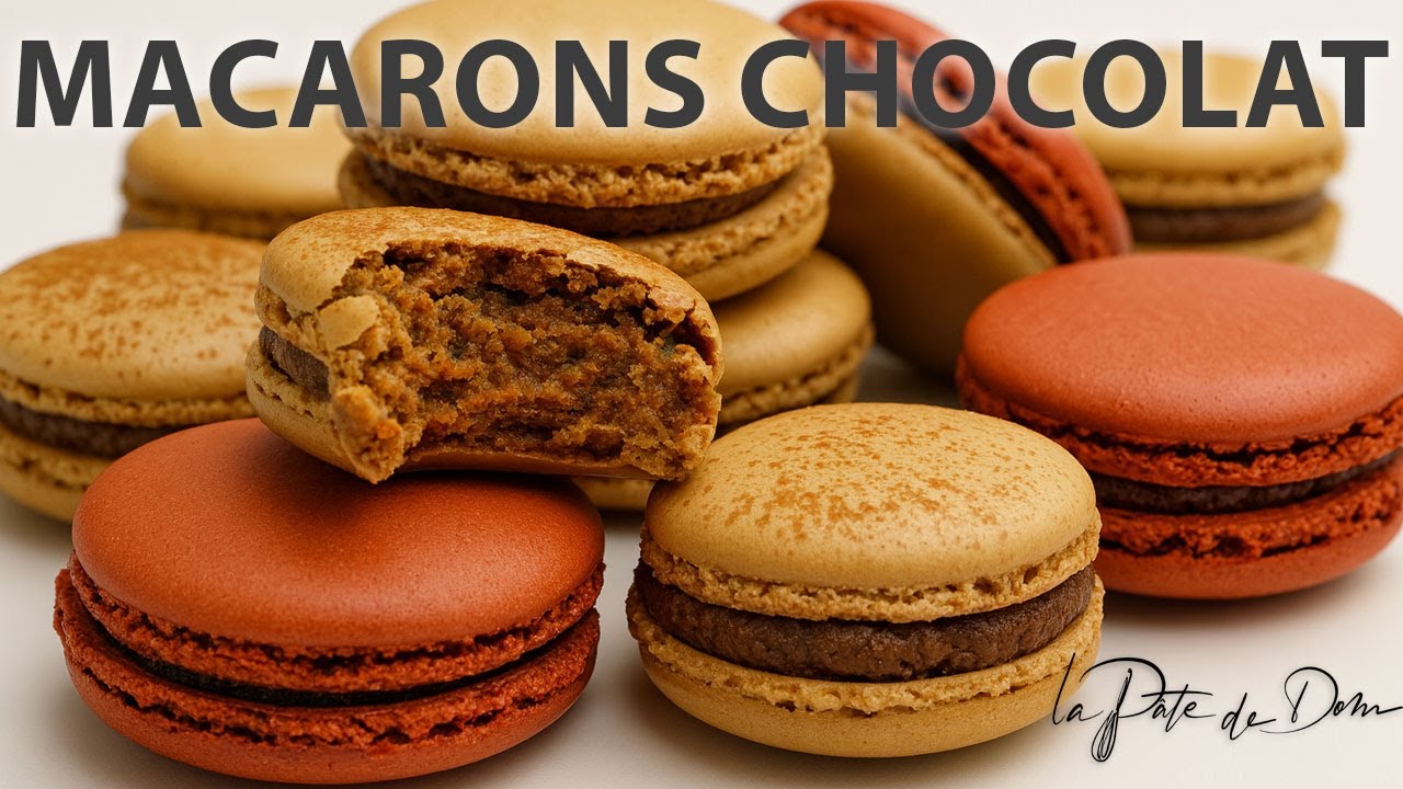 Les macarons au chocolat (à la meringue française)