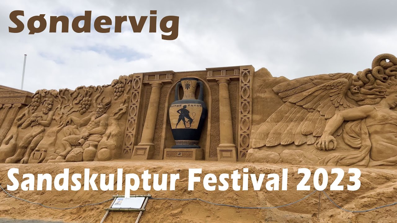 Sandskulptur Festival 2023. Søndervig, Danmark