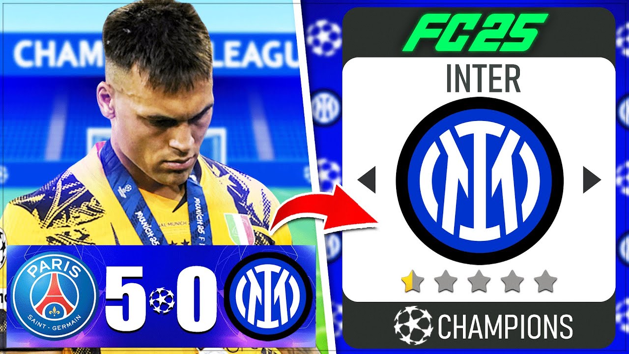 DEMOLISCO L'INTER E LA RICOSTRUISCO DOPO L'UMILIANTE SCONFITTA IN FINALE DI CHAMPIONS LEAGUE!!