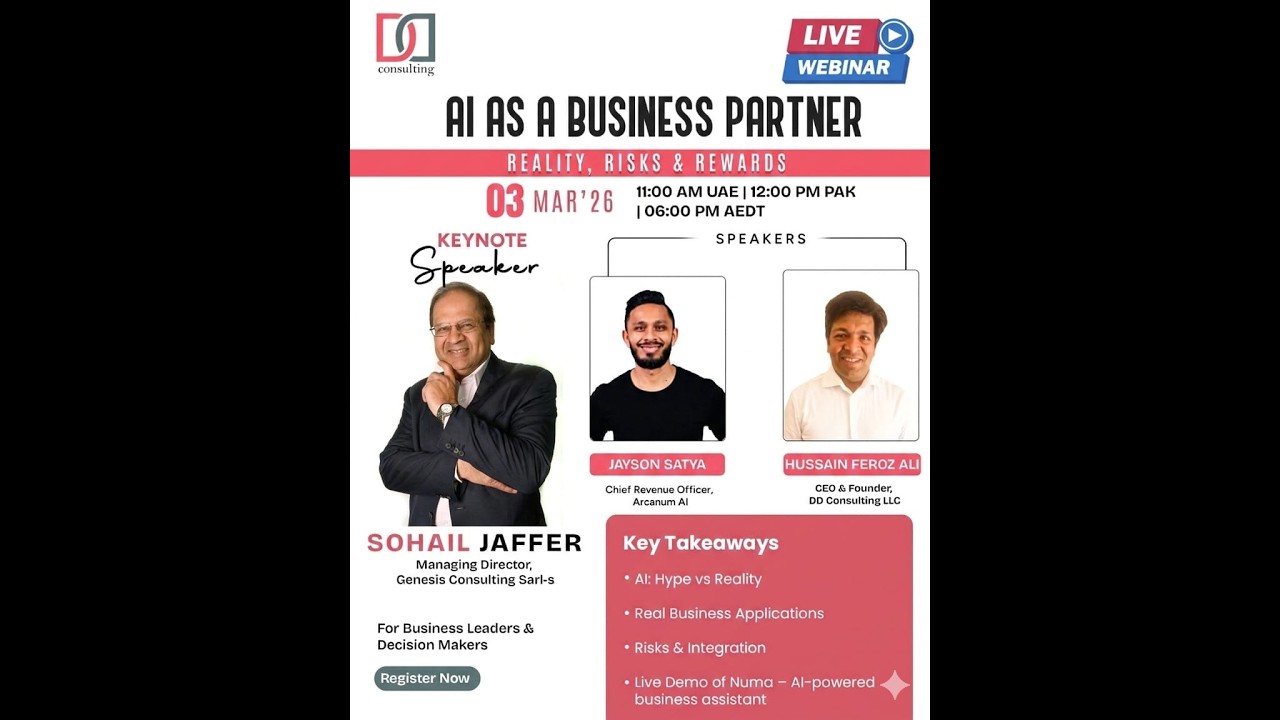AI as a Business Partner: Reality, Risks & Rewards
