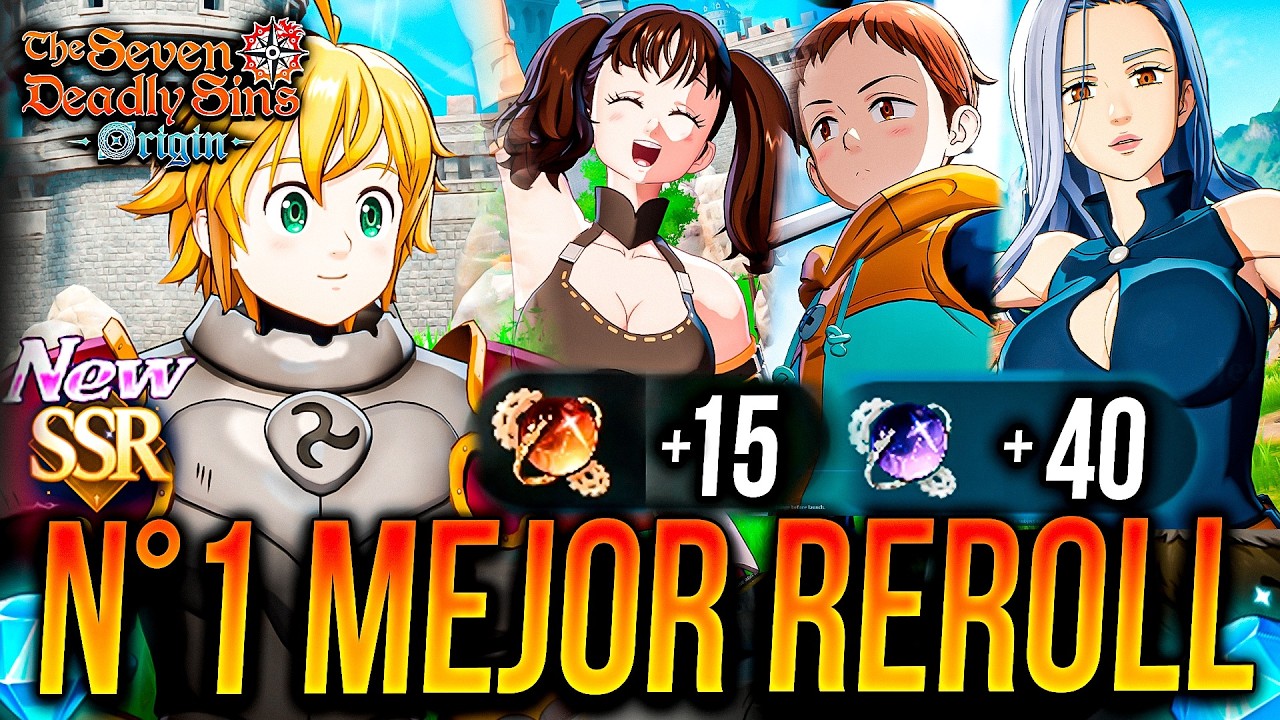 5 MULTIS MOBILE REROLL GU&Iacute;A COMPLETA!!! 💎 4 C&Oacute;DIGOS + TIER LIST SSR's! 🙂 | Seven Deadly Sins: Origin