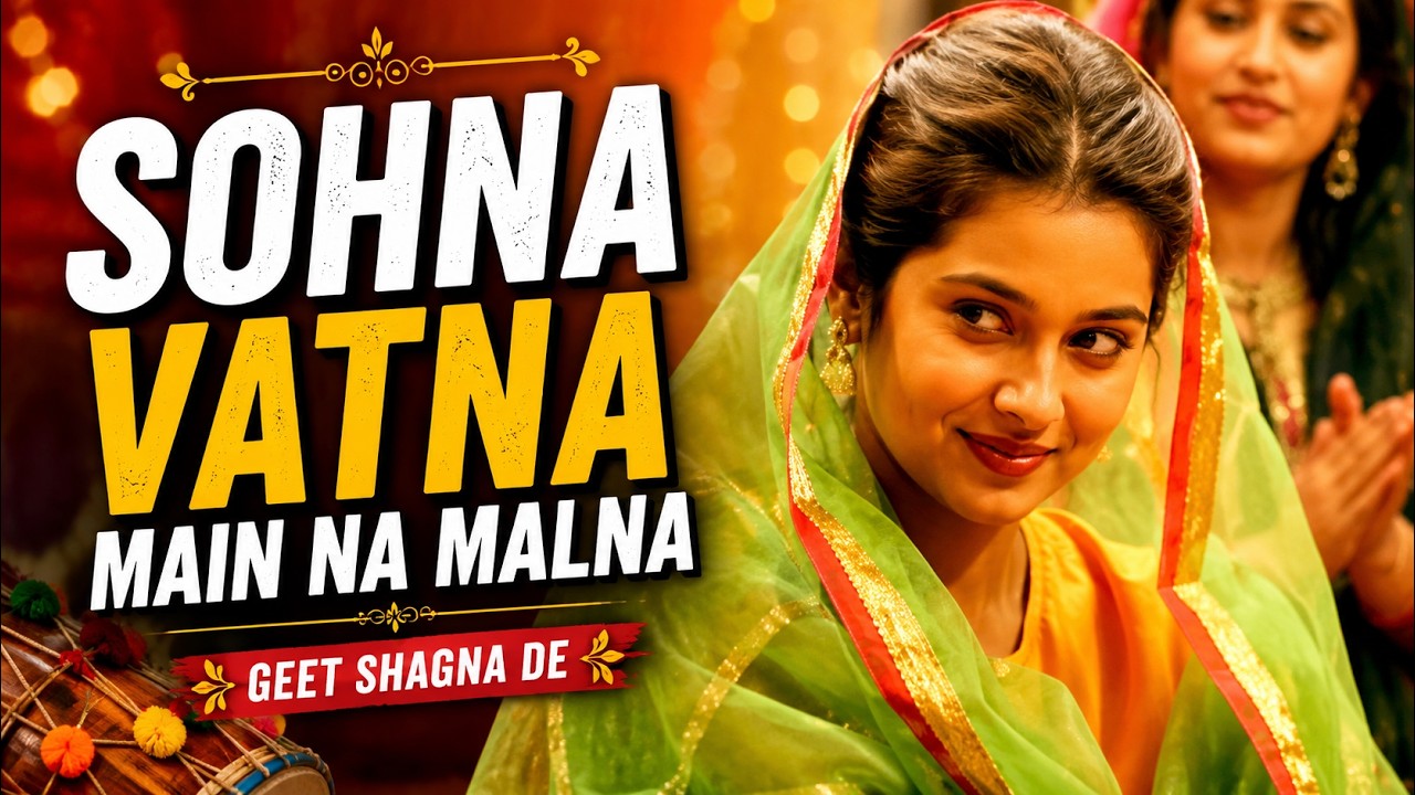 Sohna Vatna Main Na Malna | Geet Shagna De | Punjabi Marriage Ceremony Songs | Popular Wedding Music