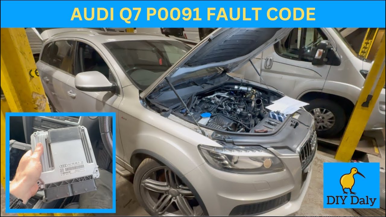 Audi Q7 non runner P0091 Fuel pressure regulator fault, finally back on the road after 12 weeks!