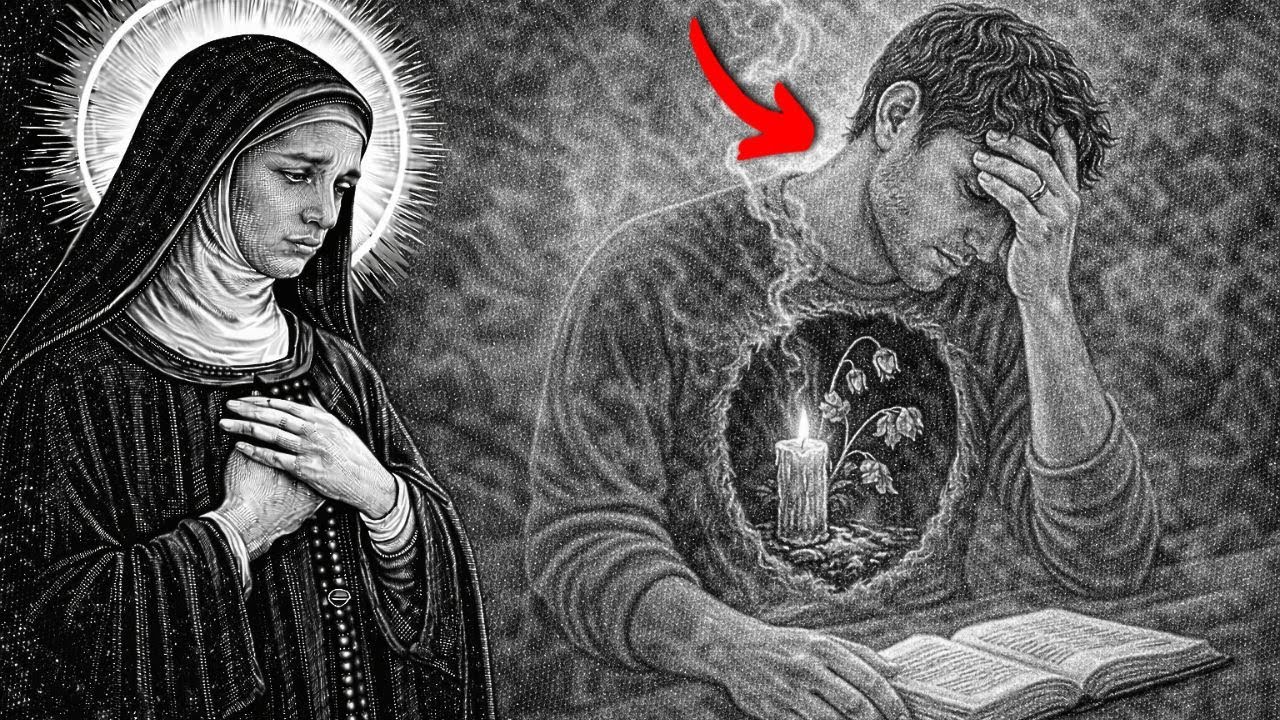 Die Heilige Teresa Sah die Seele eines Menschen, der auf Gott wartete, Ihm aber nie vertraute