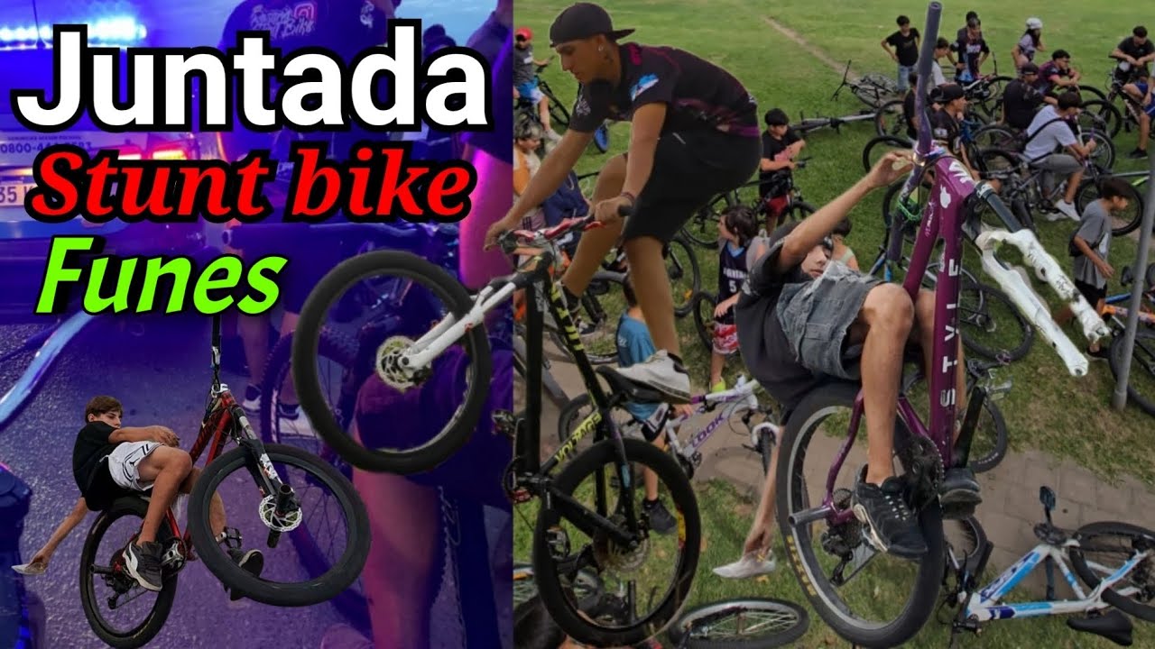 JUNTADA STUNTBIKE FUNES 🤯🔥 #stunt #bikelife #videlviral 