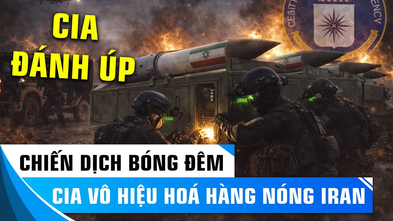 CIA MỸ ĐỘT KÍCH CĂN CỨ VÔ HIỆU HÓA TÊN LỬA IRAN   RÚT LUI TRONG ĐÊM