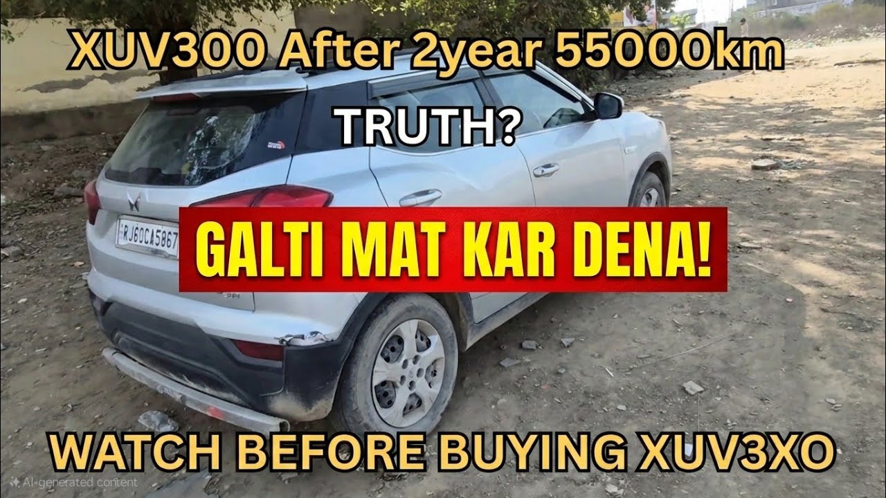 XUV300 (XUV3XO) Diesel: 55,000km Ke Baad Kya Halat Hai? 🚀 CRETA se Better?