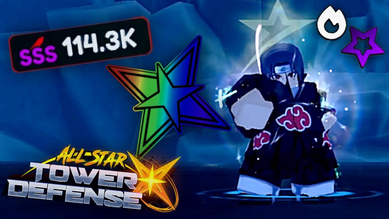 New ALL STAR Unbound Crow (Itachi Uchiha) | All Star Tower Defense X upd 8 | Showcase