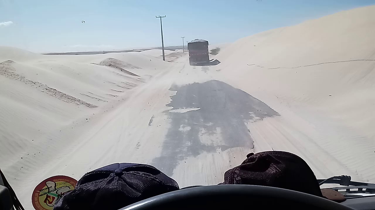 Dunas da praia do Rosado, Litoral da Costa Branca/RN Brasil!