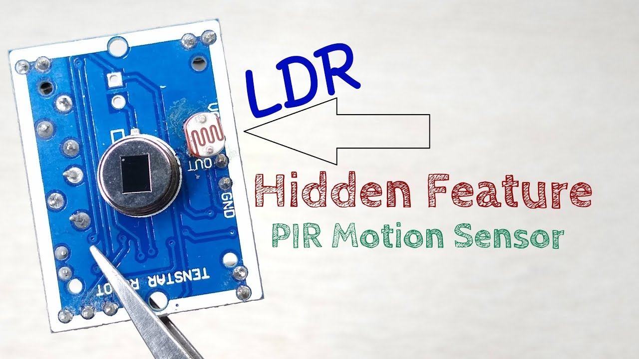 How to connect LDR with pir motion Detector sensor | let's See Inside |