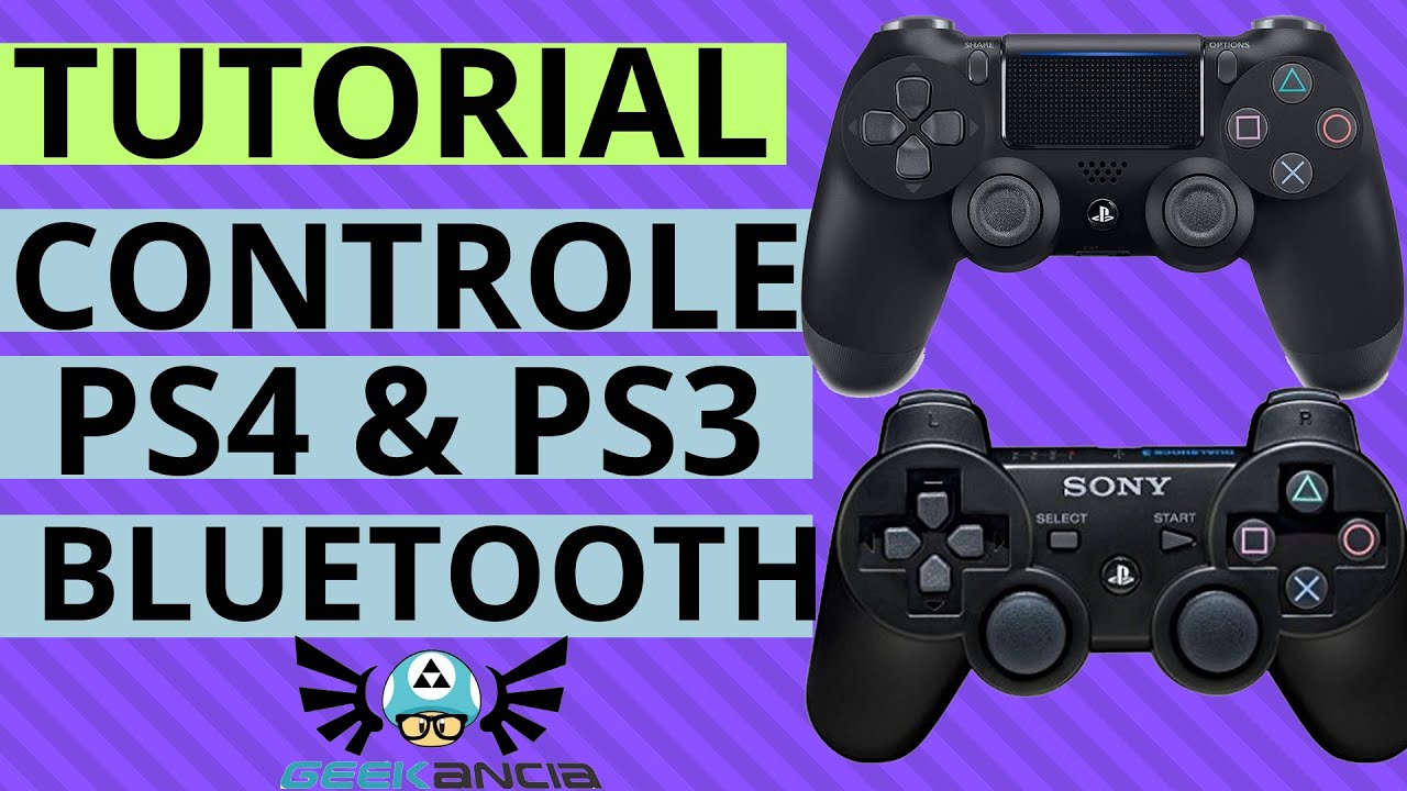 Controle Ps4 & Ps3 Sem fio - Bluetooth no PC - DS4Windows - Geekancia - Novo Método.