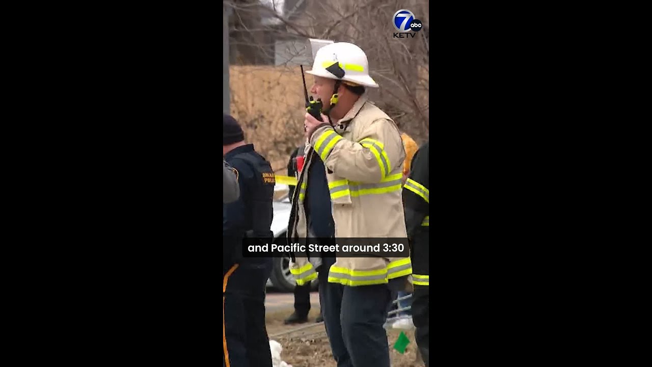 Omaha police: Vehicles stuck in sinkhole after road 'collapsed'
