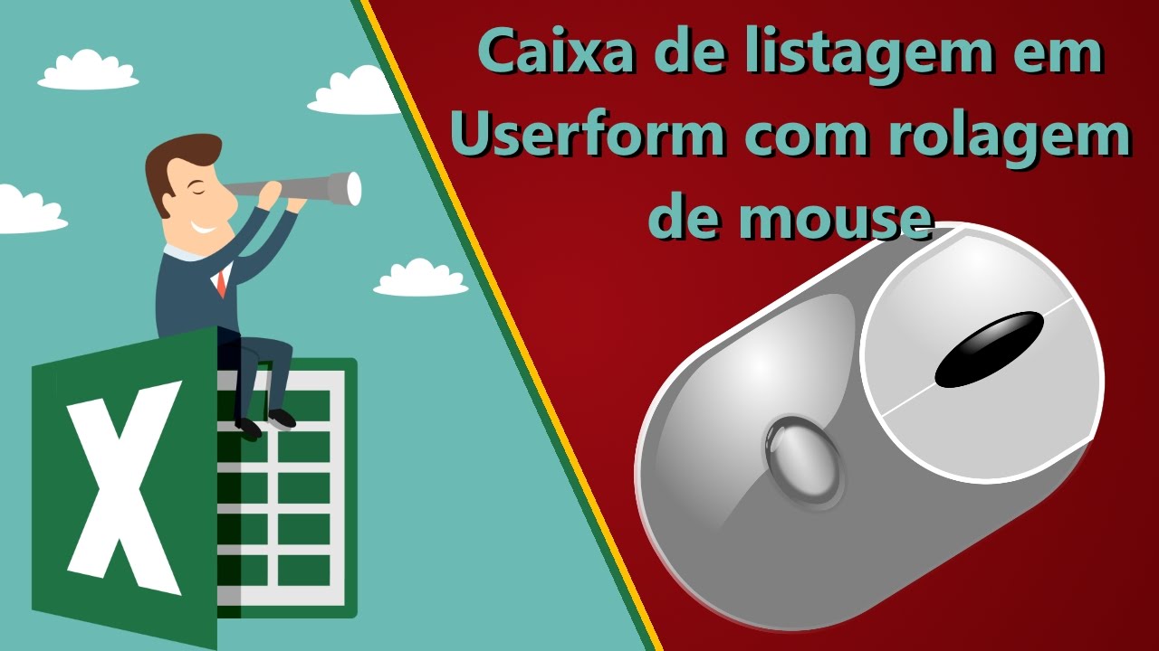 Caixa de listagem em Userform com rolagem de mouse [Macro VBA #1]