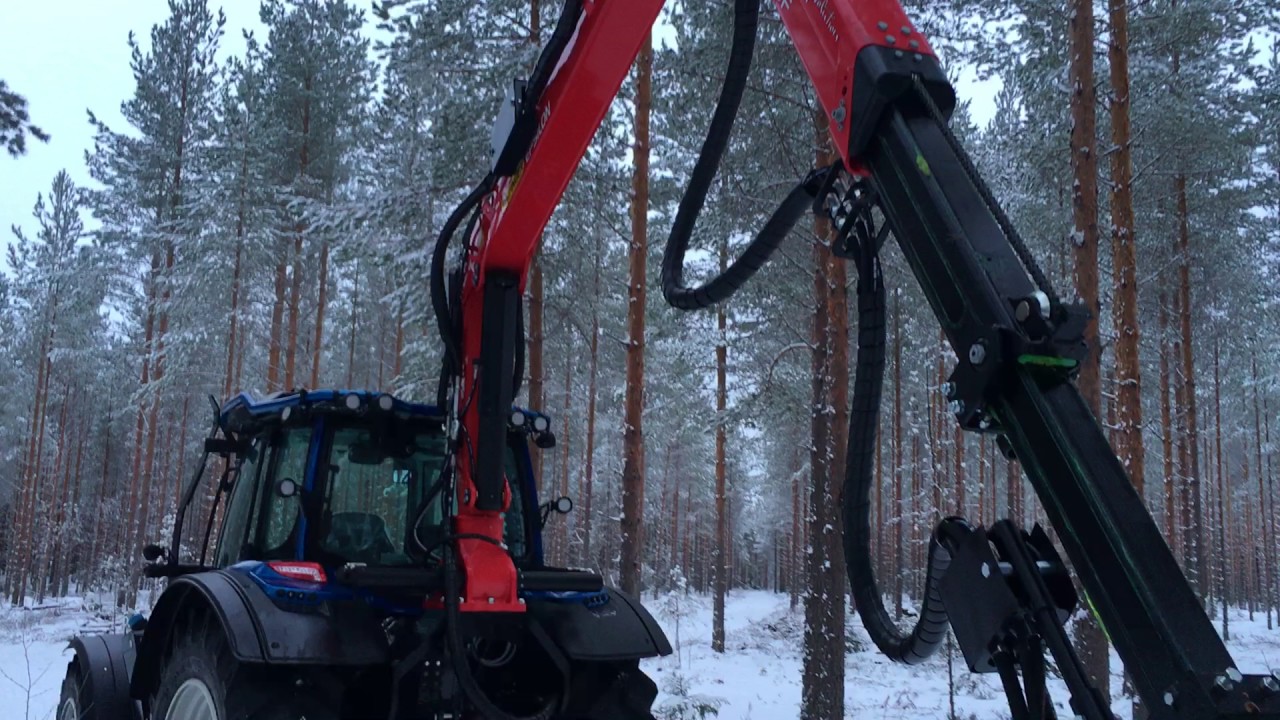 Valtra N154 Active harvester with Palfinger C60F86 & Nisula 325H...made by Nisula Forest Oy