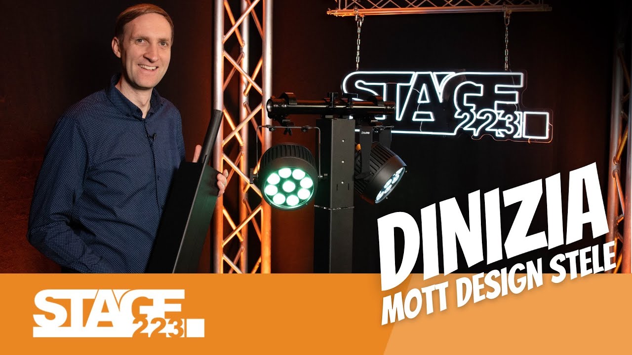 DINIZIA Medienstele für Movingheads, PAR, Beamer, TV und mehr!