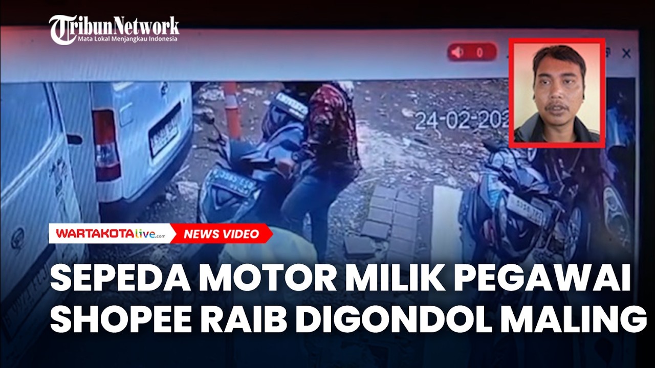 Sepeda Motor Milik Pegawai Shopee Raib Digondol Maling di Ciracas Jaktim