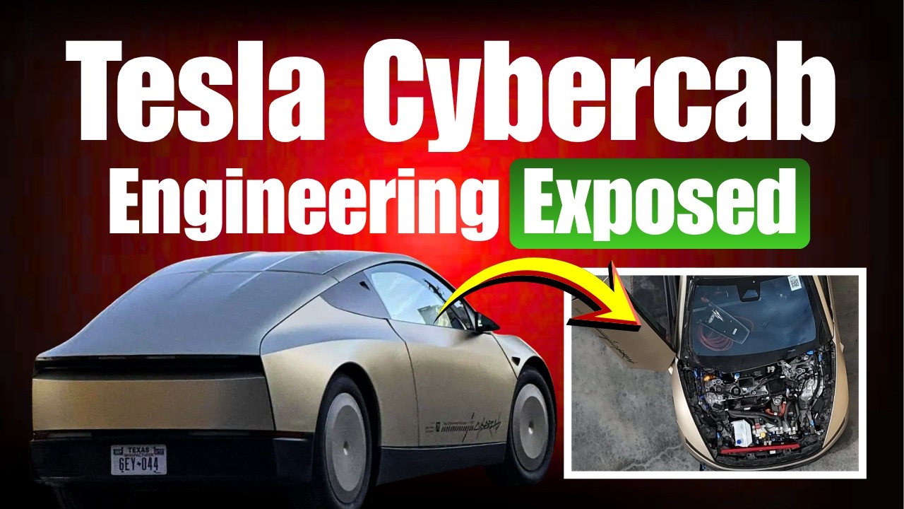 &laquo;Жидкий&raquo; секрет Tesla? Скрытые технологии внутри Cybercab.
