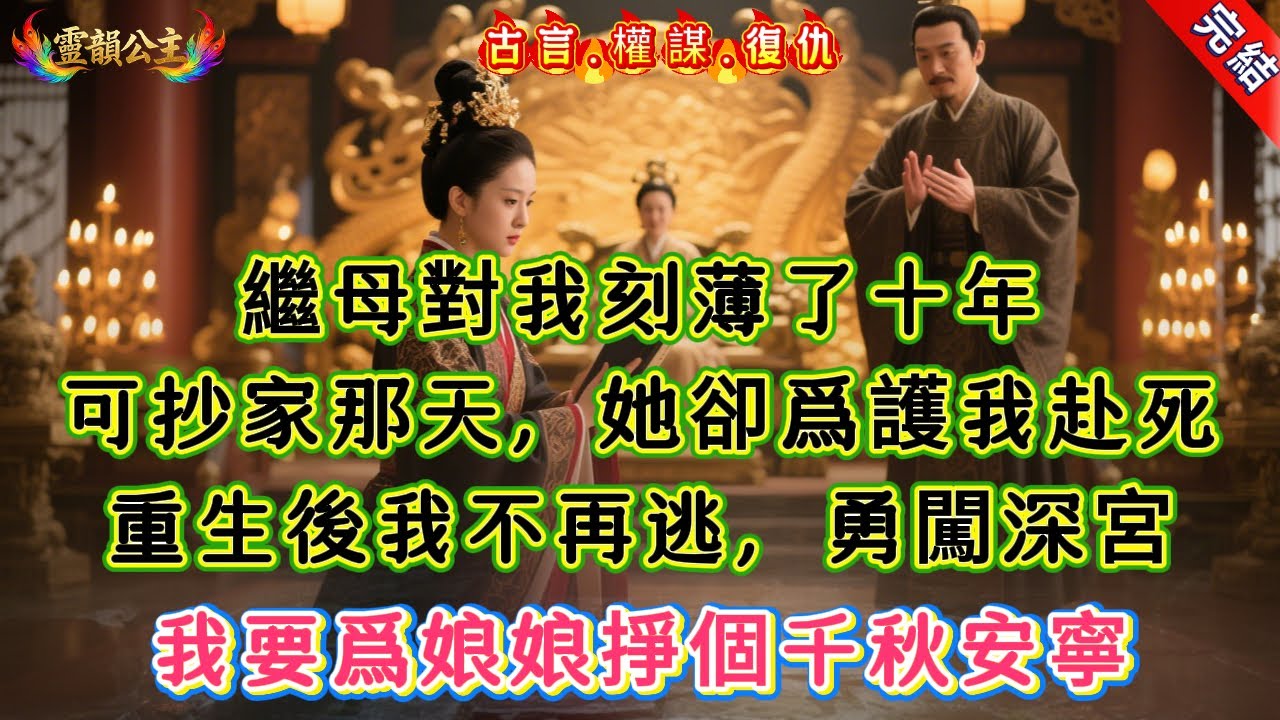 【古言.短篇】《惡毒繼母爲我赴死》繼母對我刻薄了十年，可抄家那天，她卻爲護我赴死，重生後我不再逃，勇闖深宮，我要爲娘娘掙個千秋安寧 #爽文