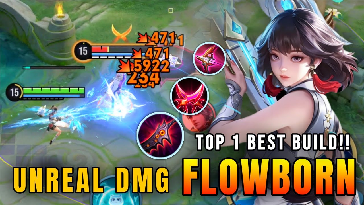 UNREAL DMG!! Flowborn 100% Broken Late Game Monster - Top 1 Best Build in Honor of Kings