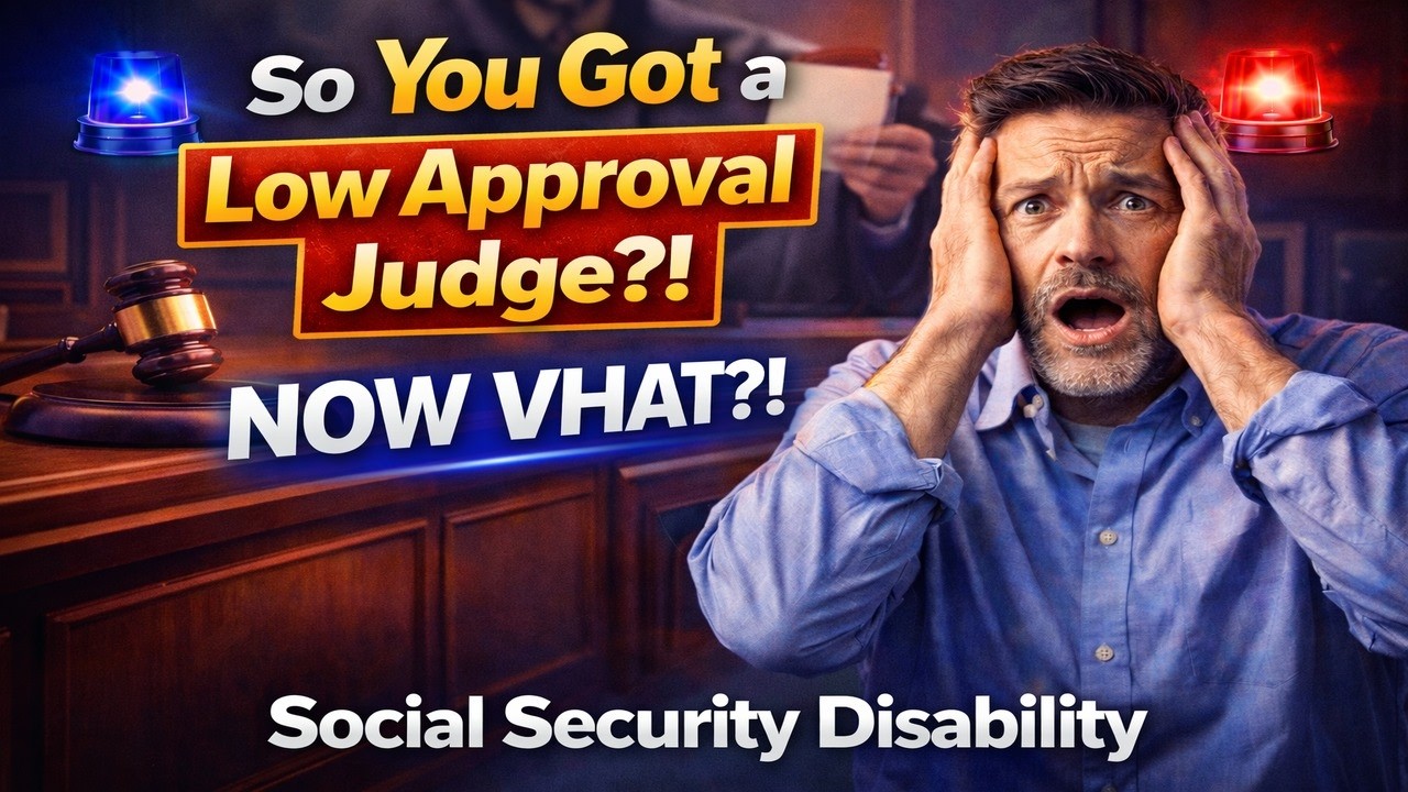 Assigned a Low Approval Judge? Here's How to Win Your Social Security Disability Case Anyway!