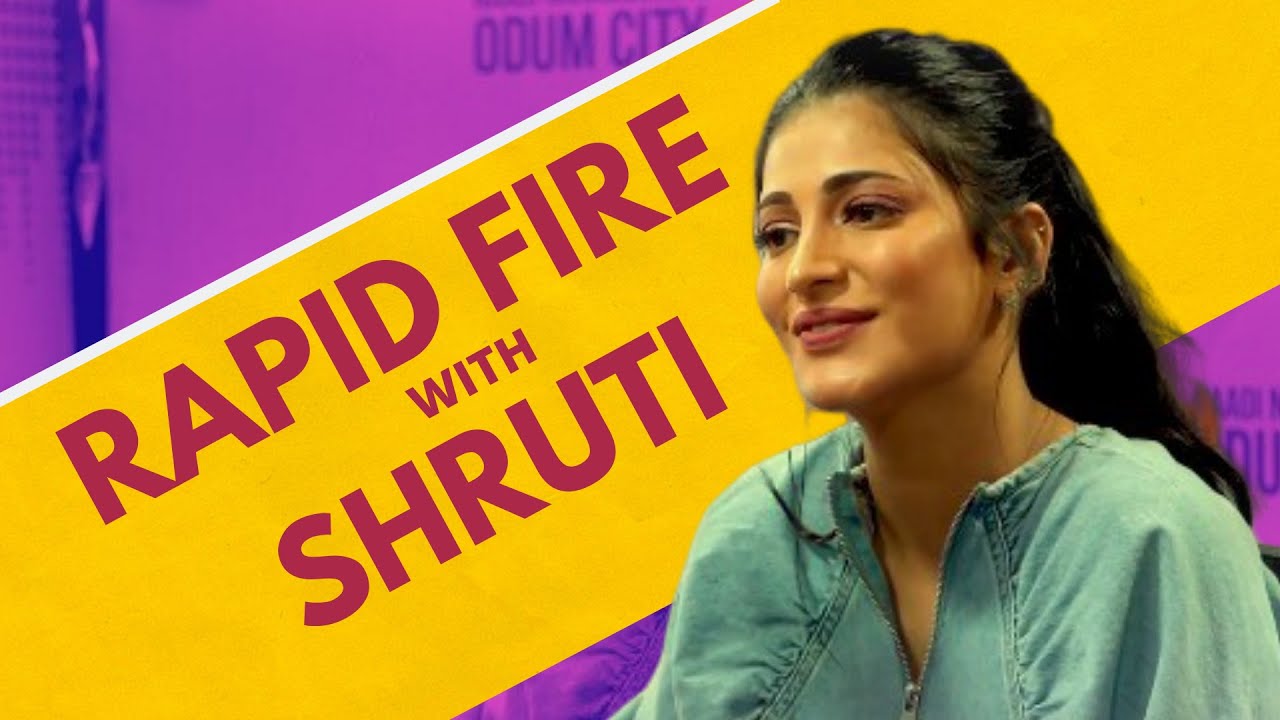 Rapid Fire With Shruti Haasan | RJ Nancy | Star Express Tamil