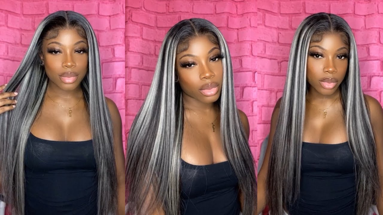 Platinum Blonde Highlights Wig Install | Alipearl Hair