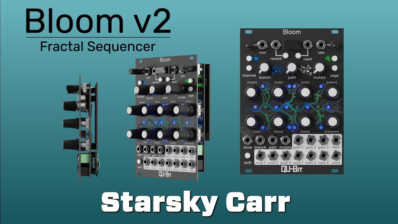 QU-Bit Bloom V2 – секвенсор Eurorack, который вам понравится