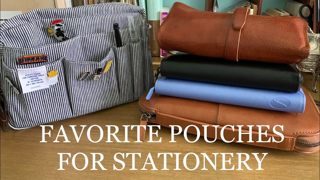 Favorite Pouches For Stationery | Vlogtober 2020