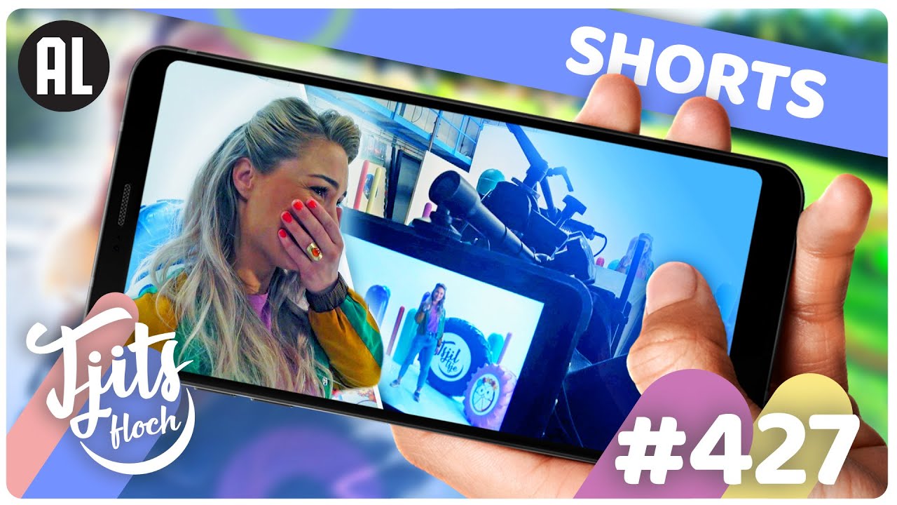 Ik ben TV-PRESENTATRICE! (Tsjiltsje) // Tjits Vlog #shorts