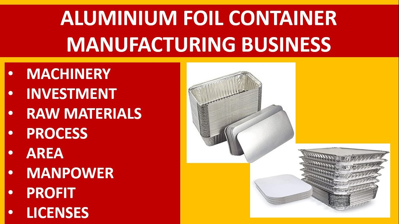 Aluminium Foil Container Business | Manufacturing Of Foil Container | Business Idea | How to ??