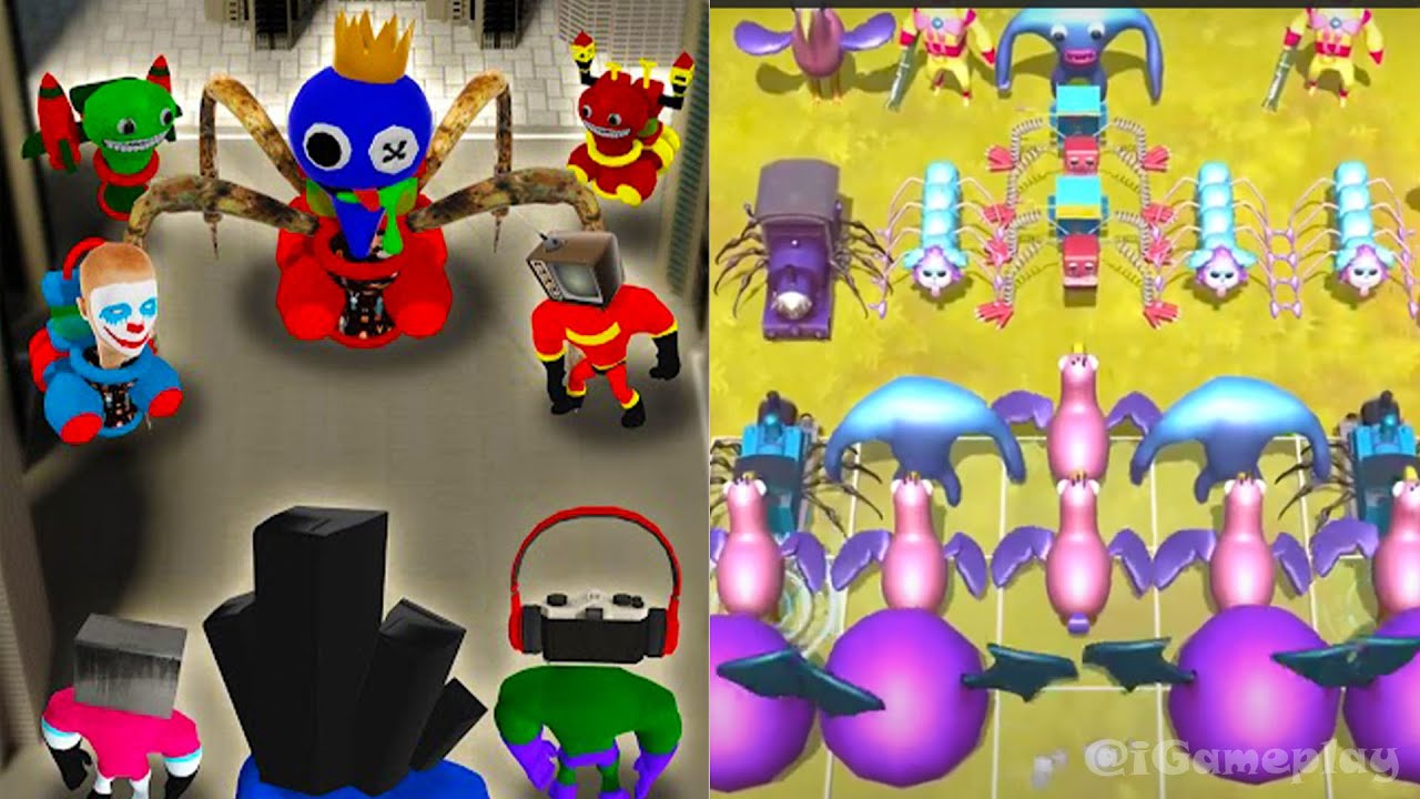 Merge Monster Battle Master Vs BanBan Fight Horror Garten ⭐ Merge Simulator Battles