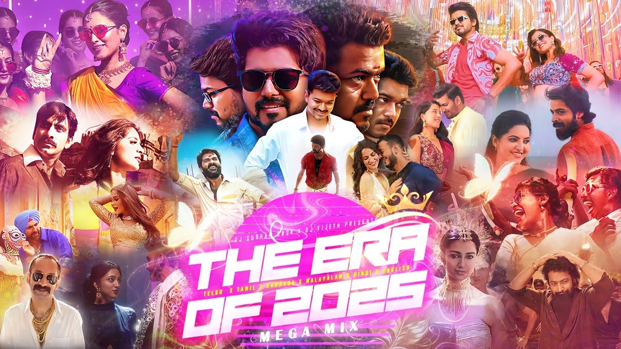 THE ERA OF 2025 || MASS BEAT MASHUP || SOUTH x NORTH MEGA MIX || DJ VIJETH x DJ SUBHAM BBSR || 4K