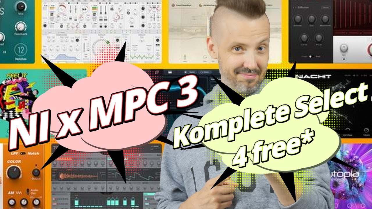 Komplete Select 15 ZA DARMO? Integracja NKS dla AKAI MPC 3 i Twojej klawiatury!