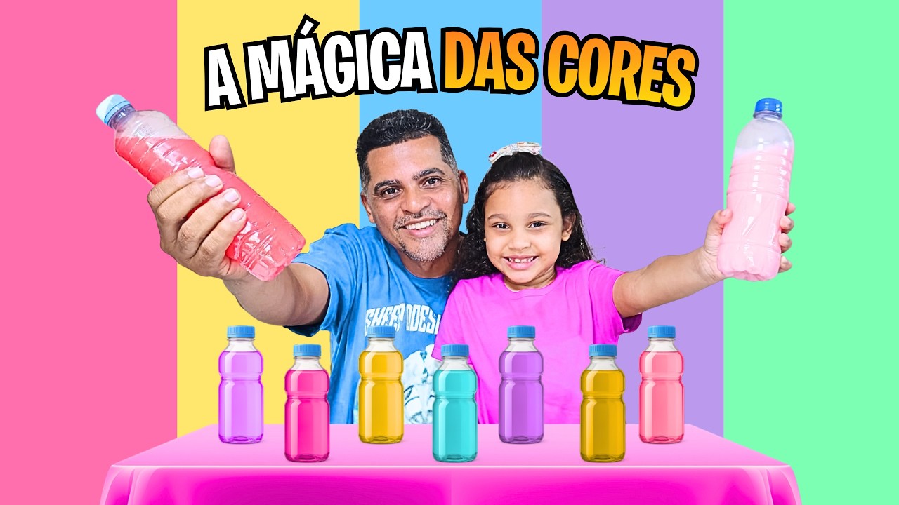 MÁGICA DAS CORES | Semana de Desafios em Família! DIA 1