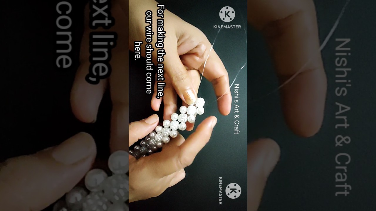How to start next line in bead bag for beginners#beading#trending  #beadedbag#shortsfeed #shortvideo